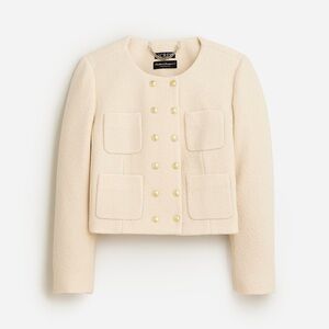 J-Crew Double-breasted lady jacket in Italian boiled wool